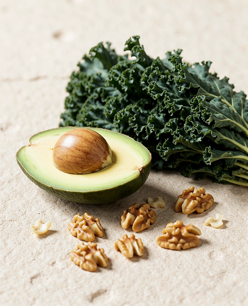 Frische gesunde Zutaten im Detail